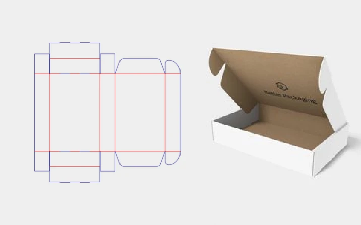 Editable shallow box template