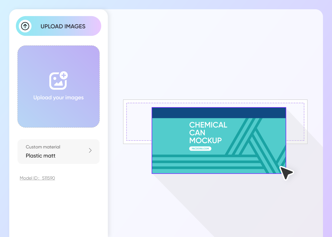 Step 2: Upload design and customize
