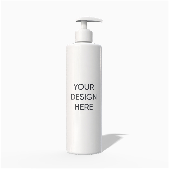 Shampoo bottle mockup