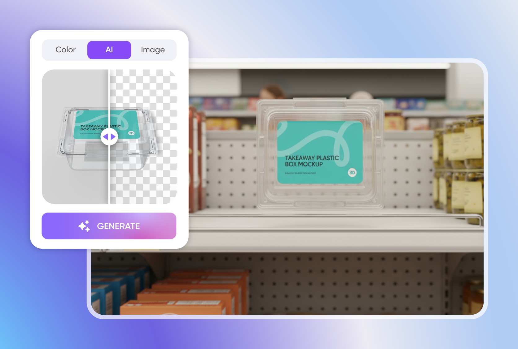 Use background that makes your design attractive