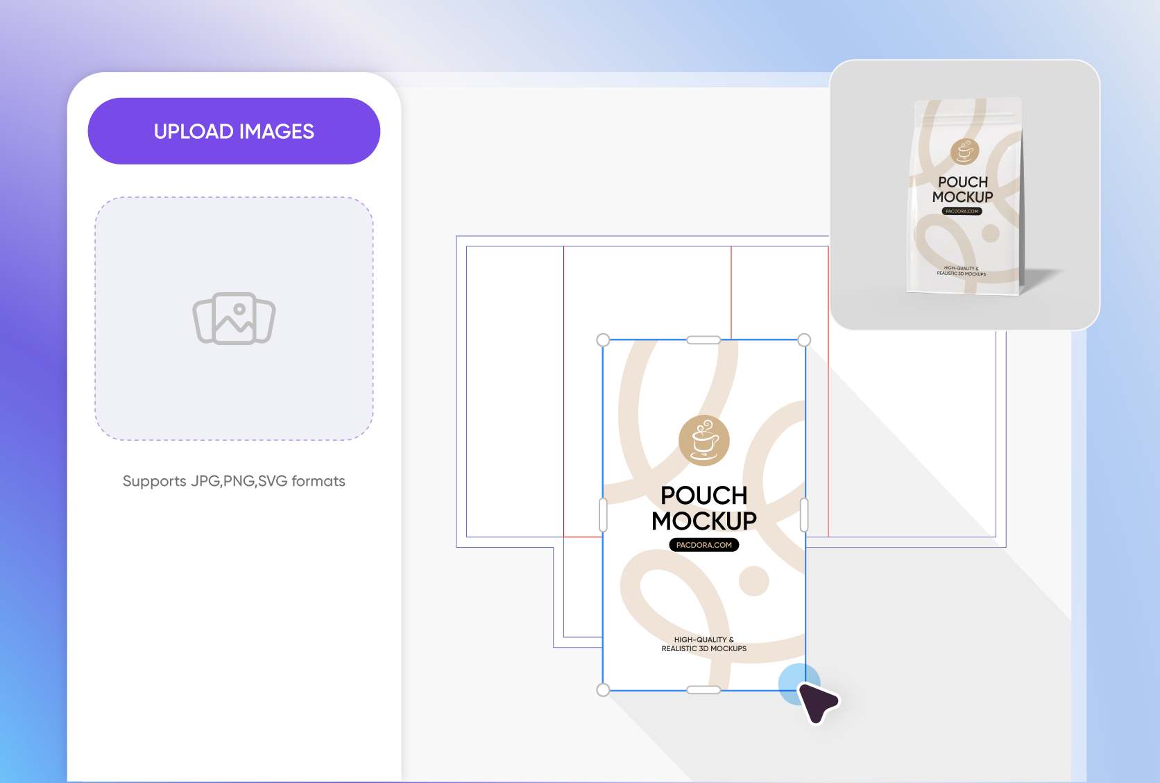 Easy design placement for a unique look