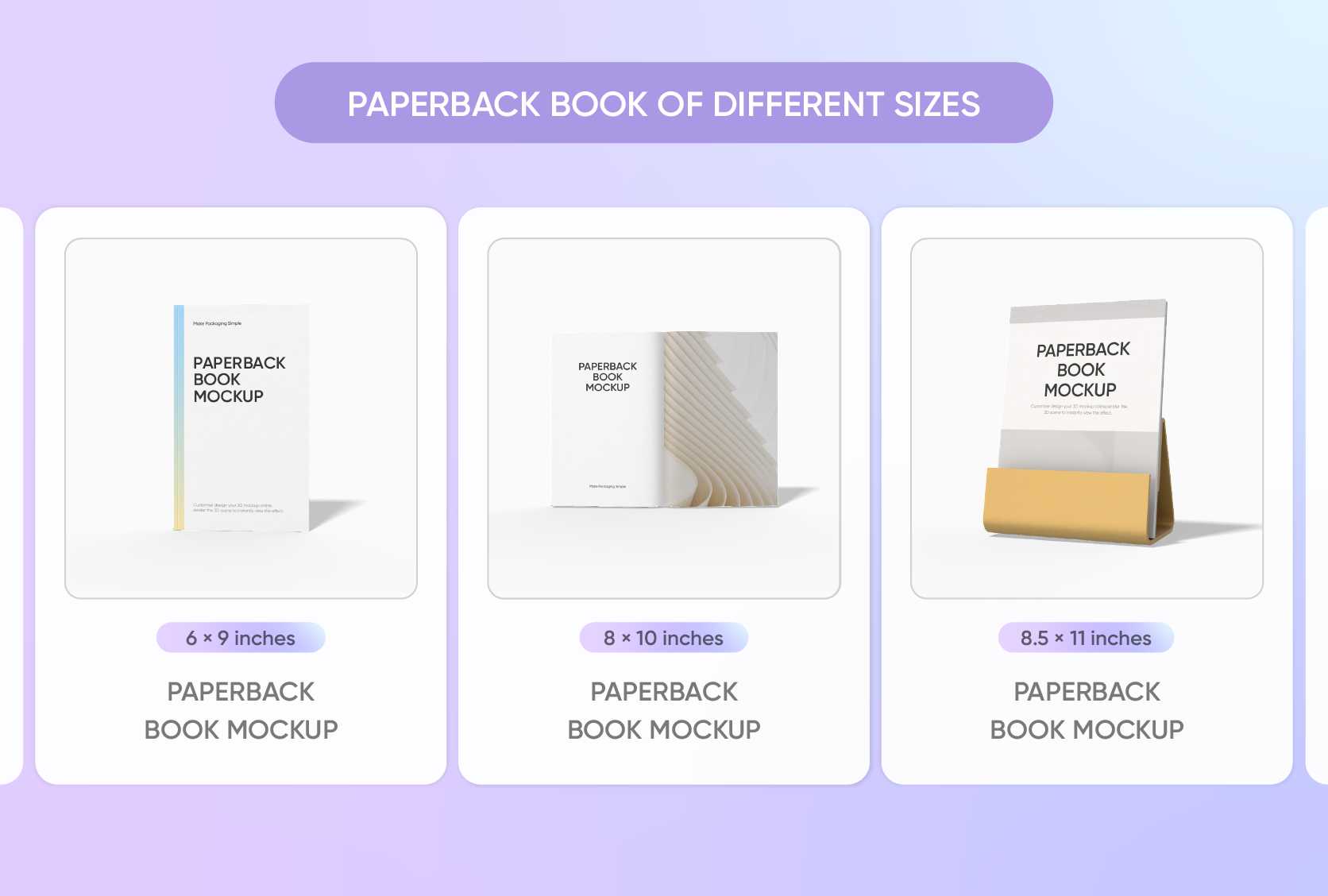 Pick sizes that fit the genre perfectly