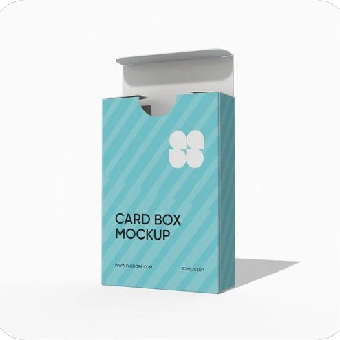 Card box mockup