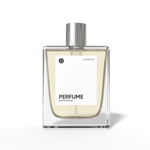 80ml perfume bottle mockup