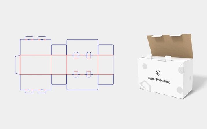 Custom lock bottom carton