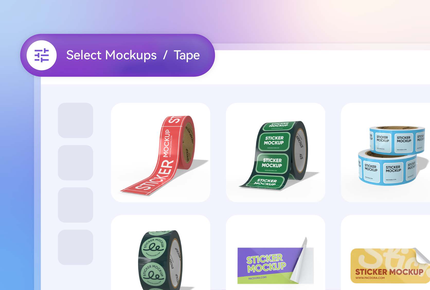 Multiple tape styles for different use cases