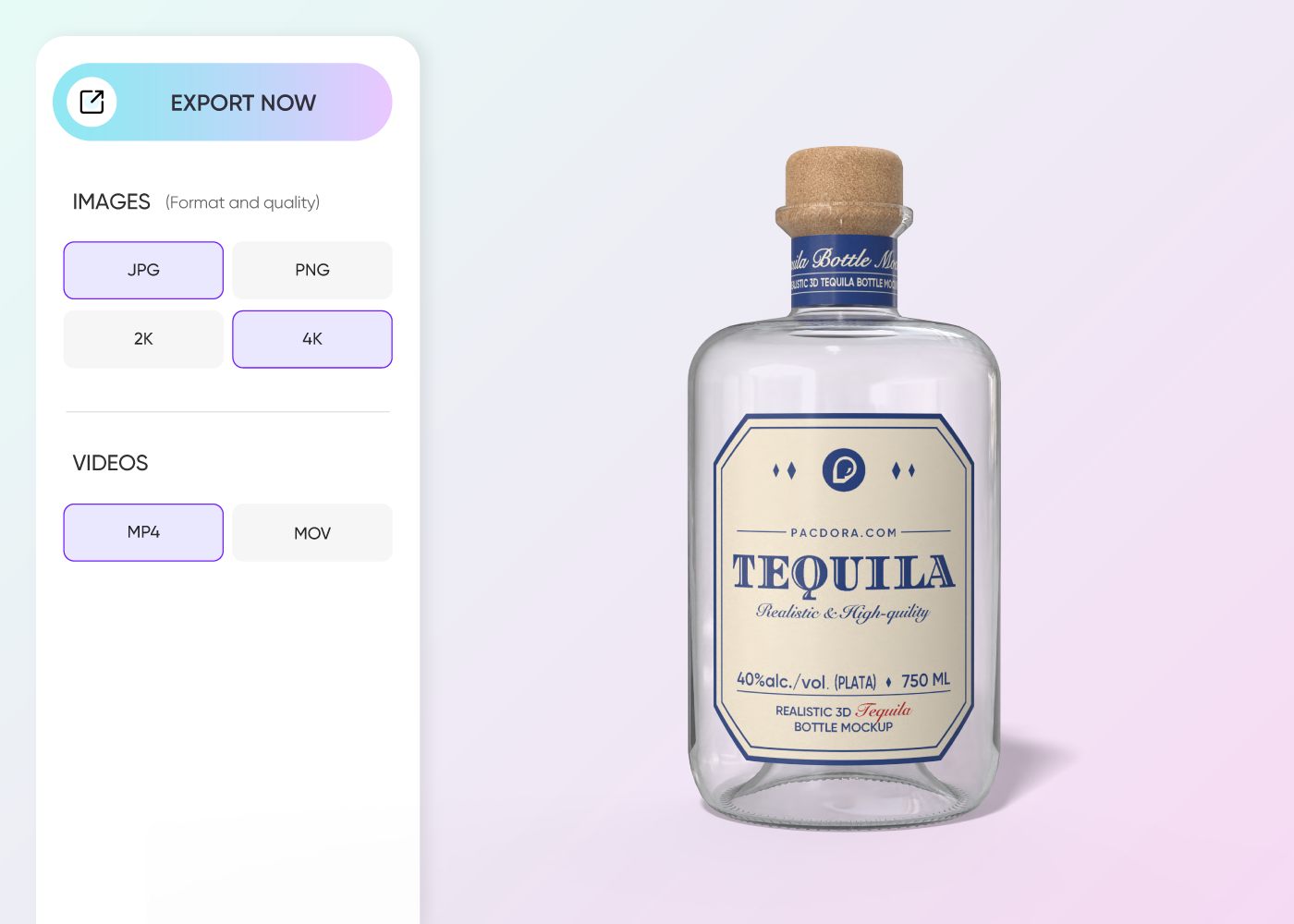 Step 3: Download your alcohol packaging design