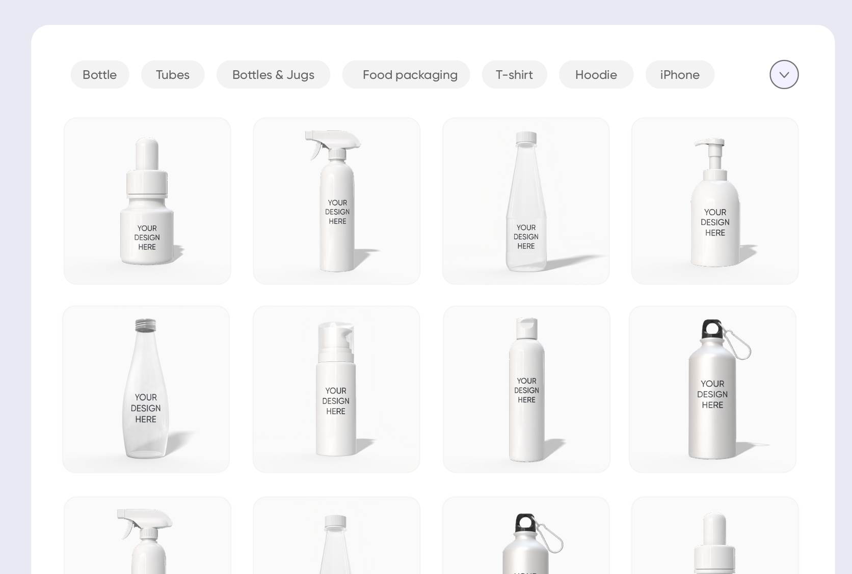 Select the perfect white bottle style