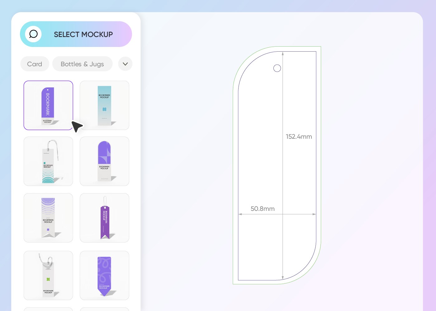 Step 1: Choose a bookmark style