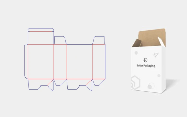 Kawaii toys box template