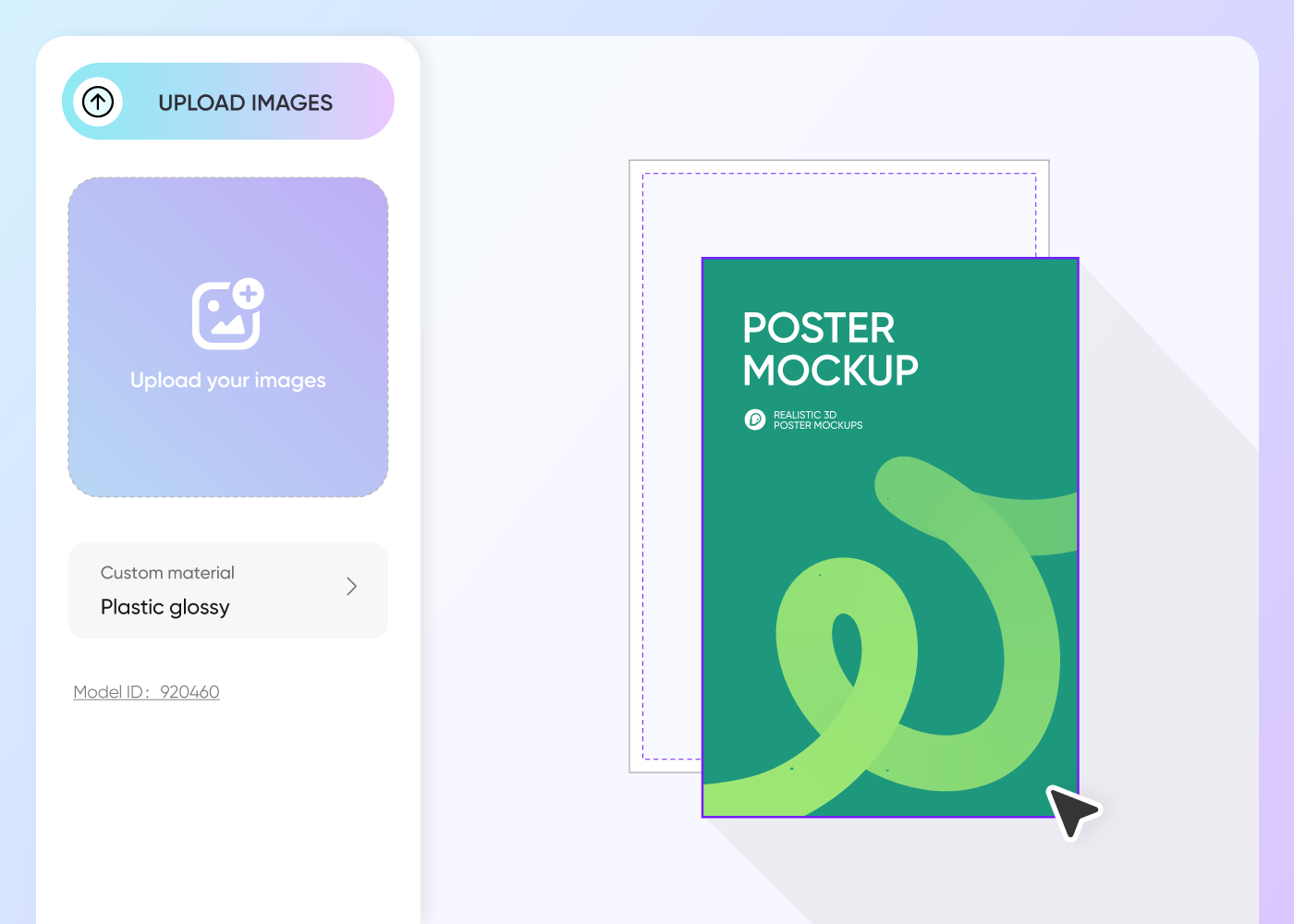 Upload your graphics and customize
