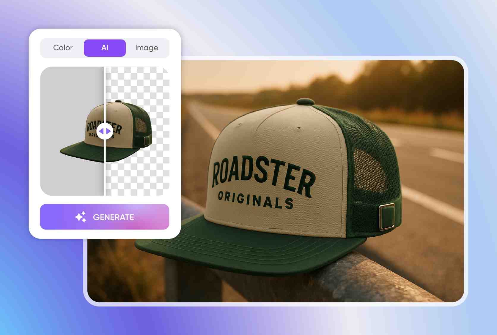 Stunning background for stylish hat displays