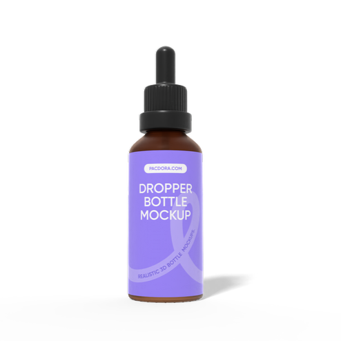 Dropper bottle mockup