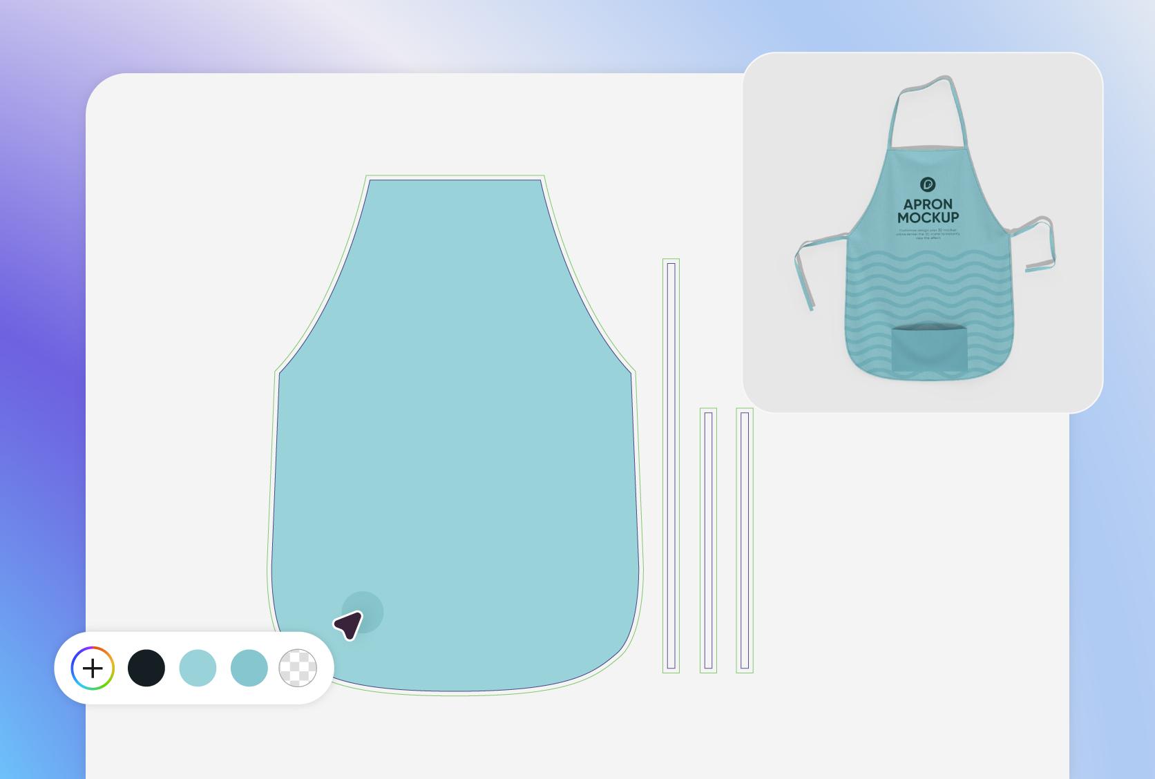 Versatile color options for every apron