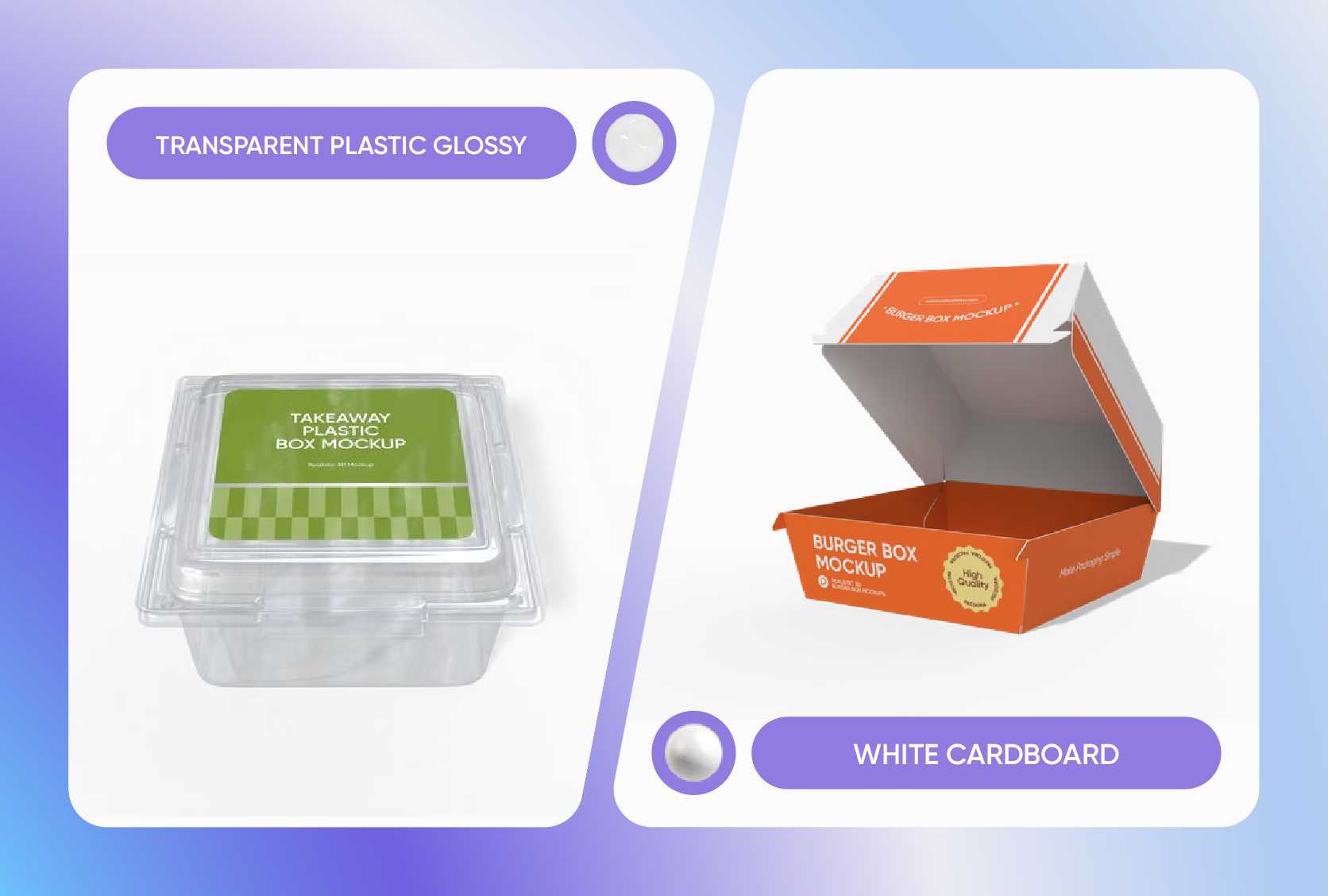 Material that conveys quality and brand identity