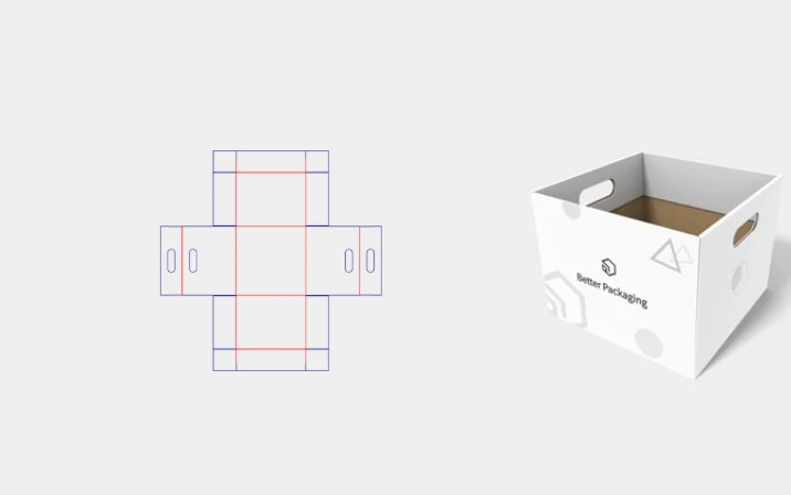 Custom pet food packaging box
