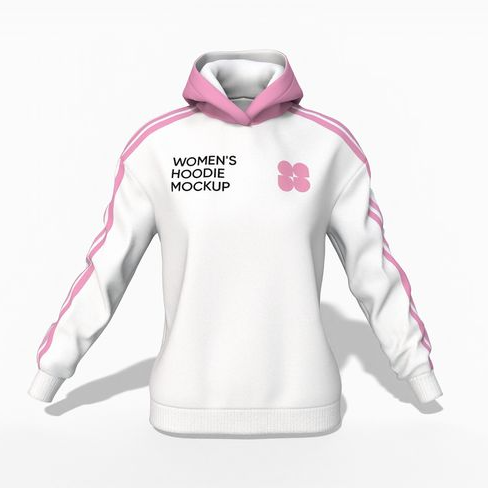 Women's hoodie mockup