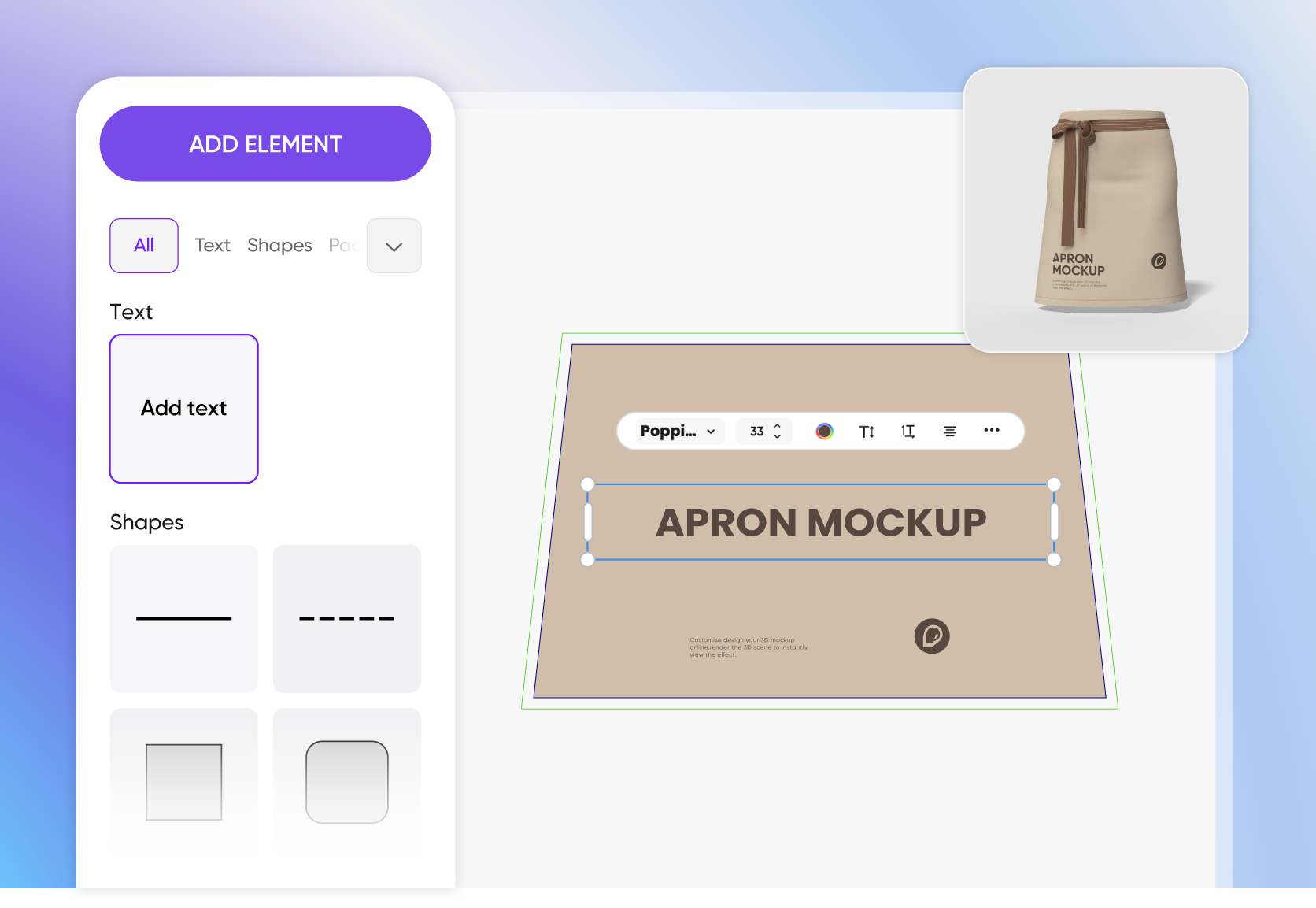 Play with typography to express personality