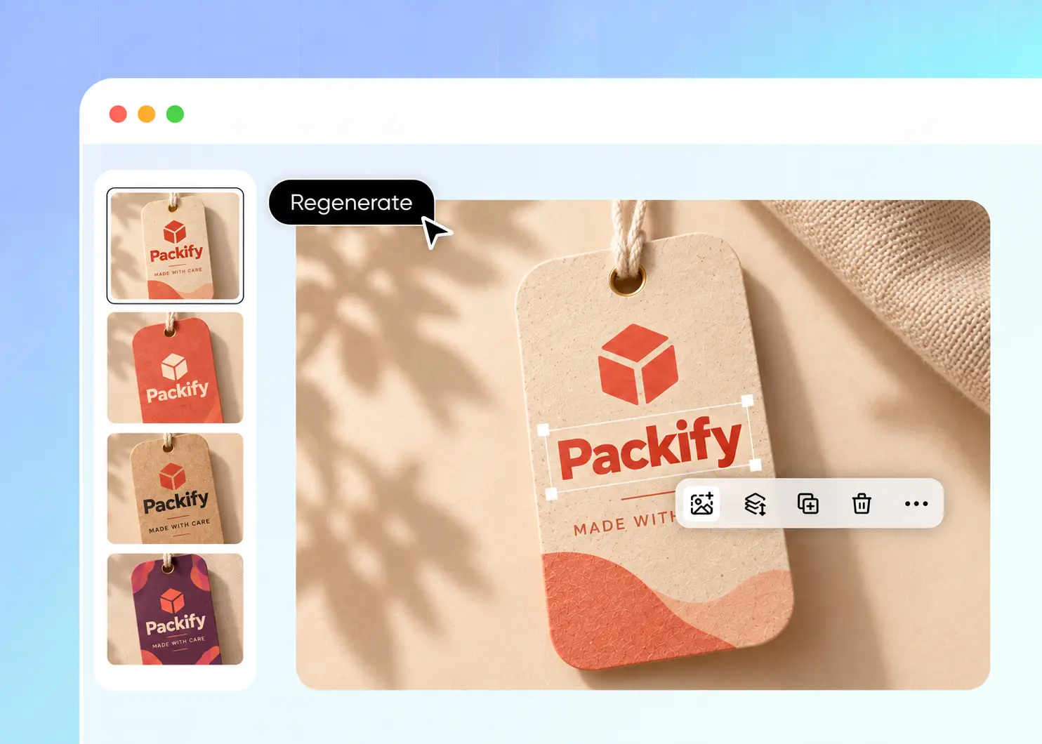 Step 2: Generate your tag design hang-tag-maker-generate-your-design