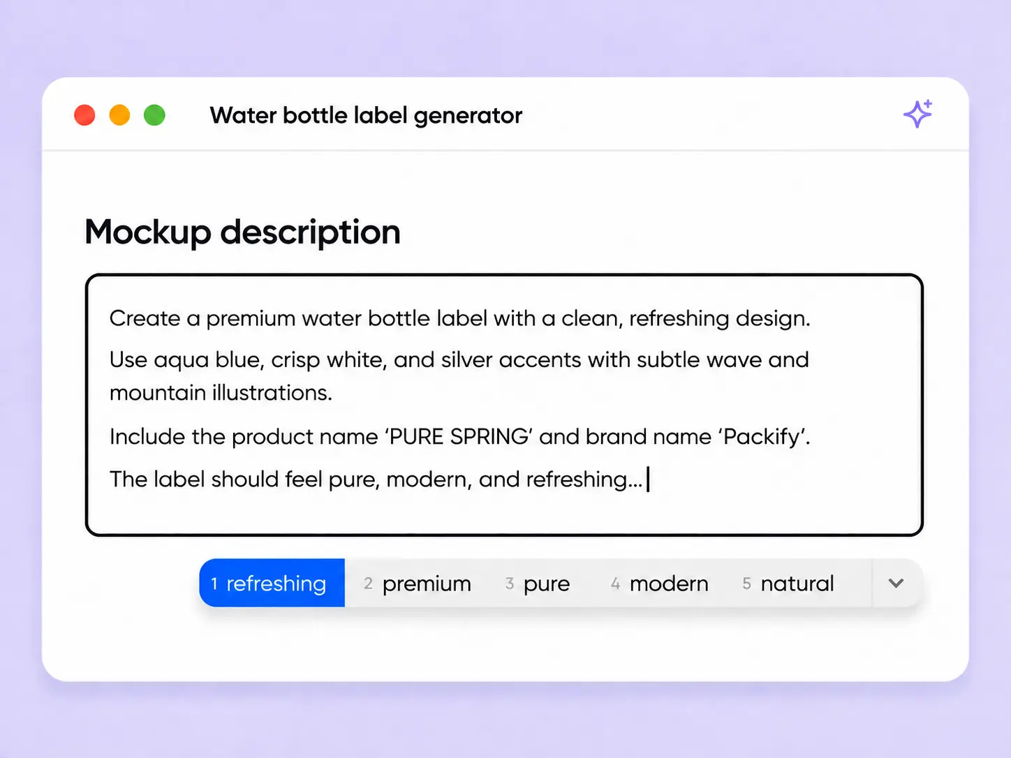 Step 1: Describe your event and label Step 1: Describe your event and label