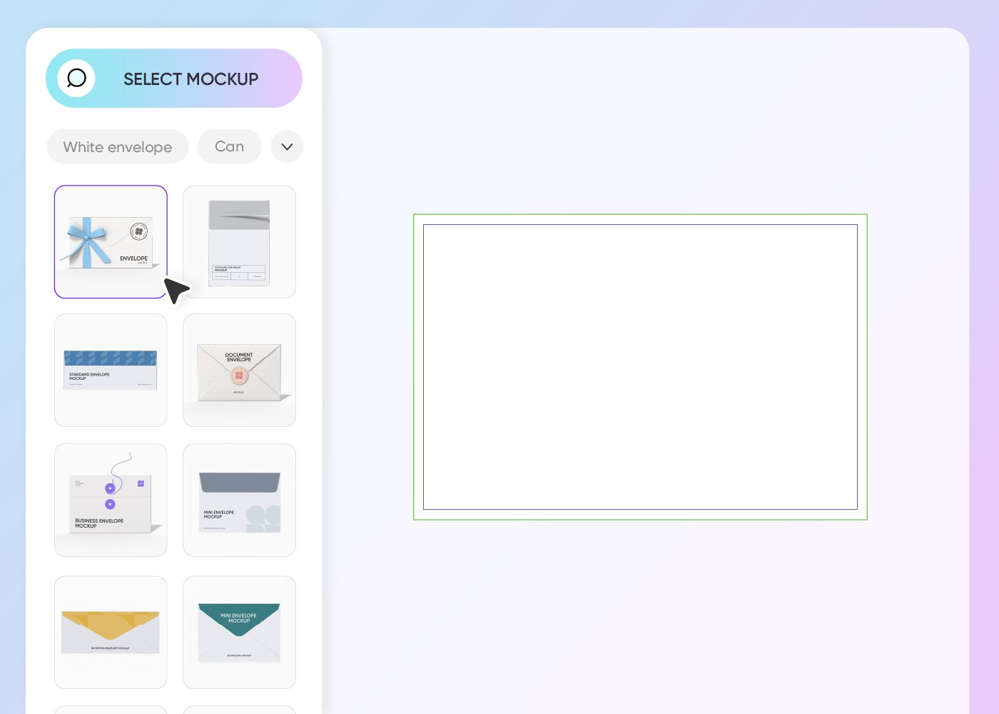 Step 1: Select your ideal mockup