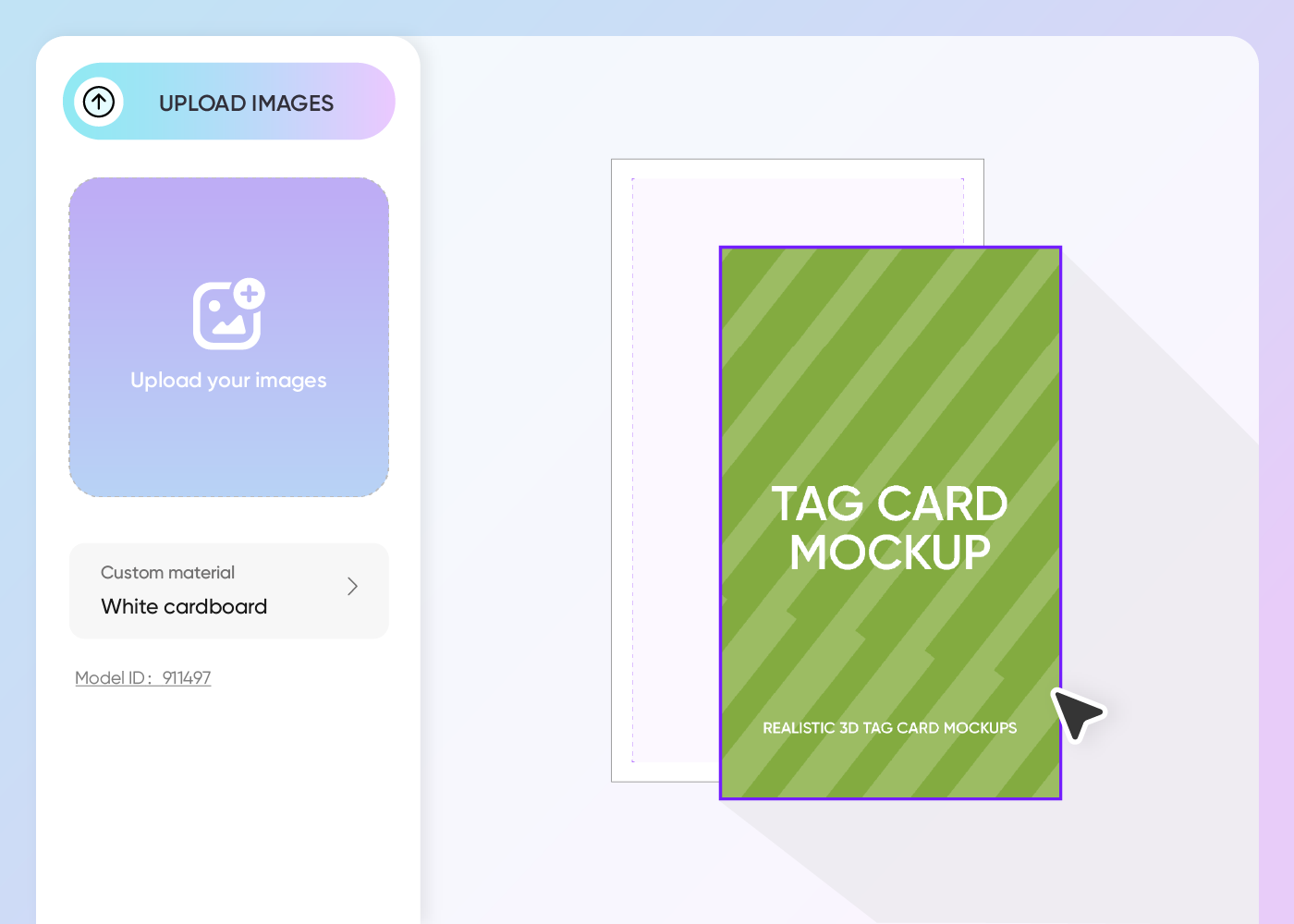 Step 2: Upload your design and customize