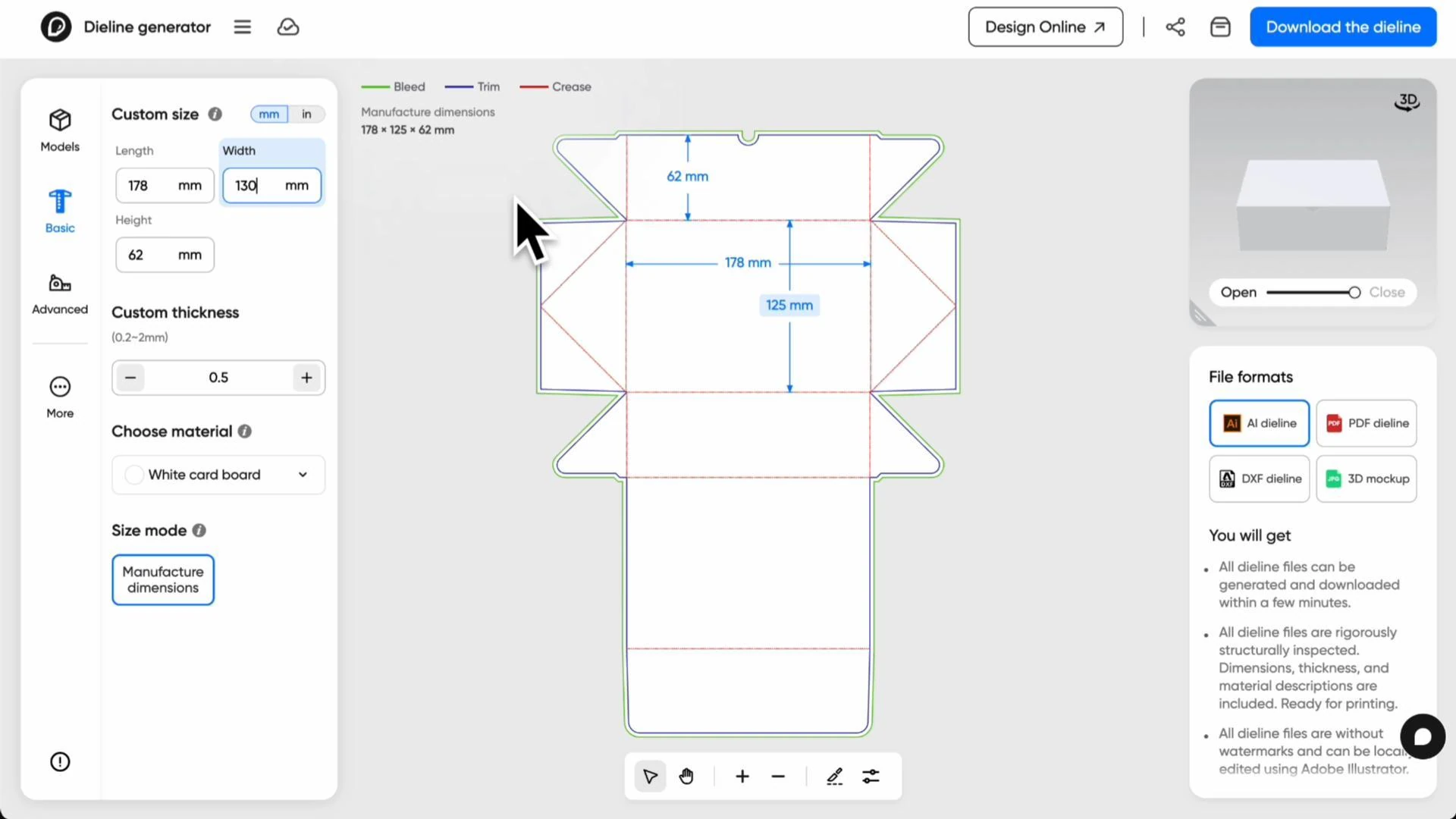 How to craft a bath bomb packaging on Pacdora?