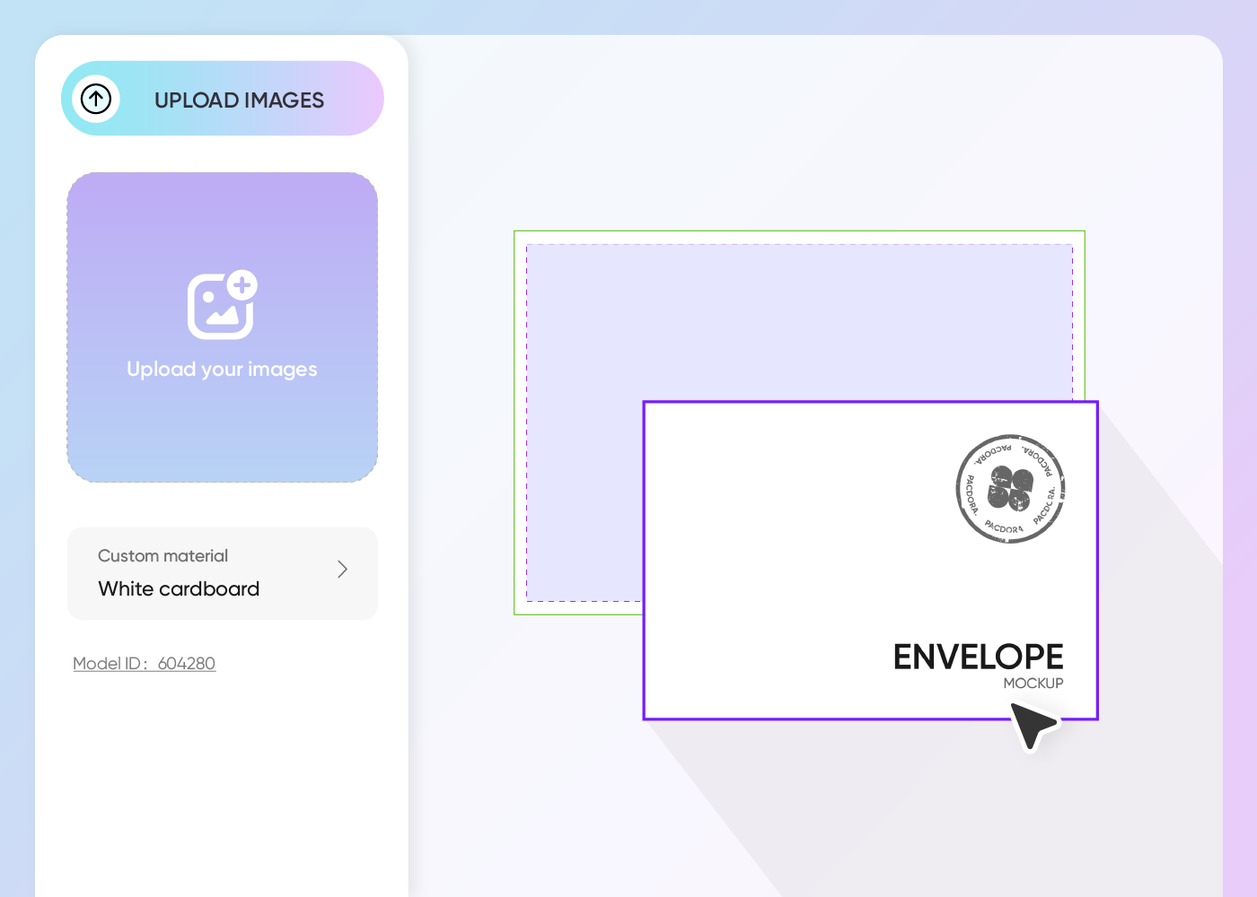 Step 2: Upload design and personalize