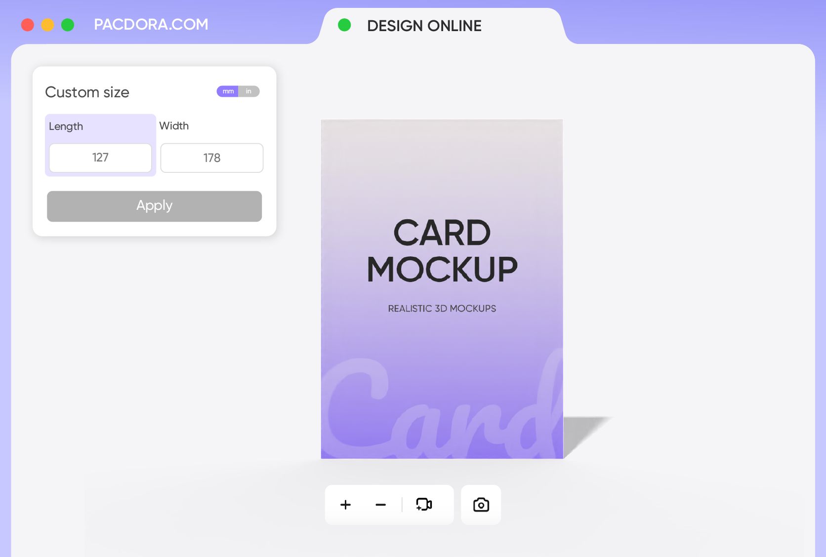 Adjust size to fit your greeting scenario