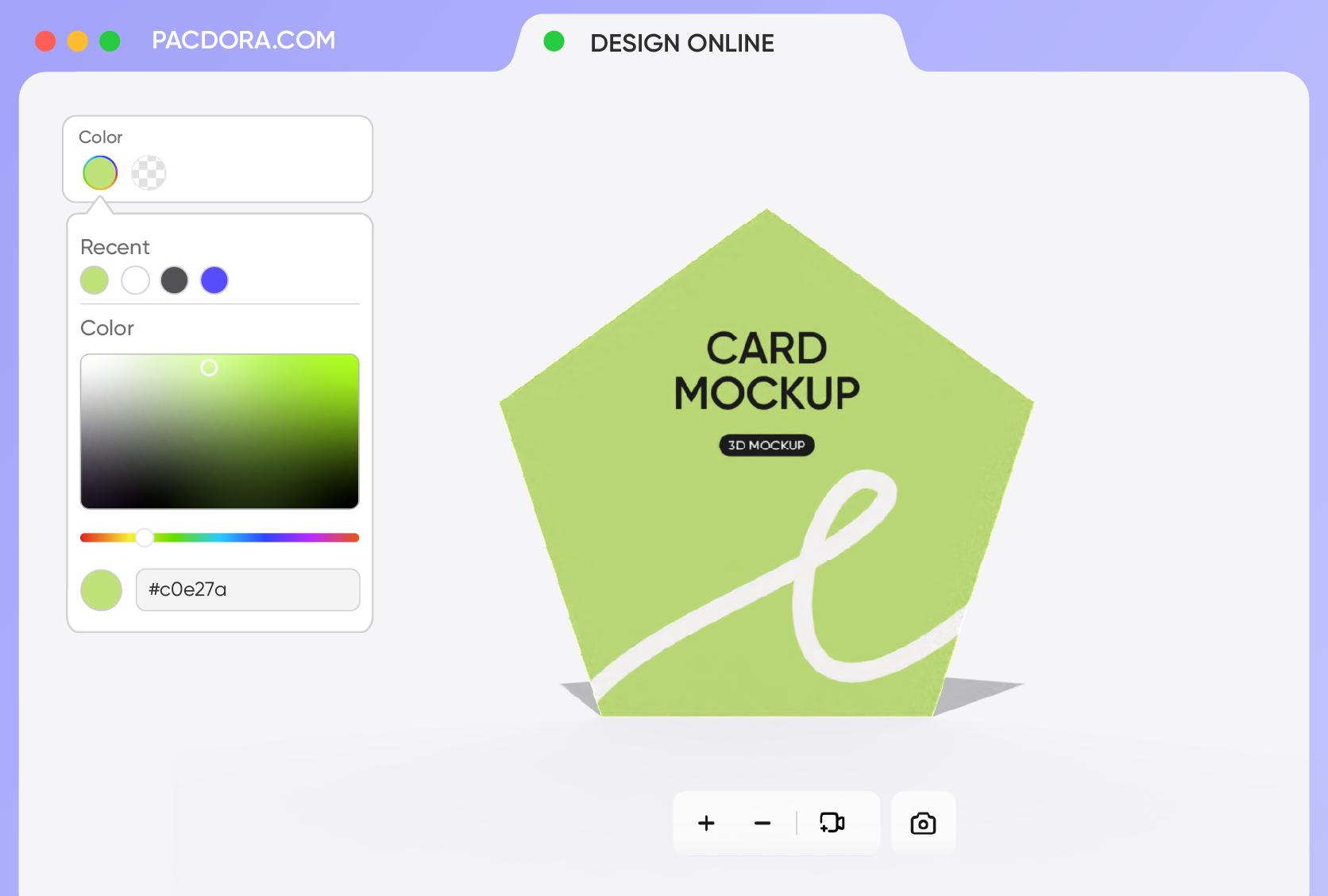 Pick colors that show your card's vibe