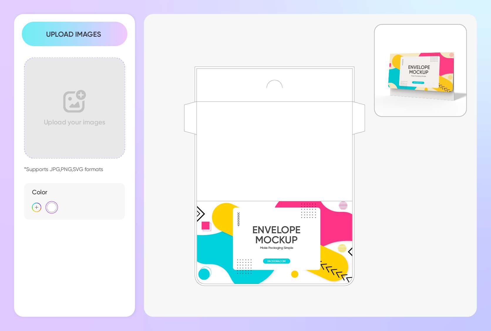Bring design to life with white envelope mockup