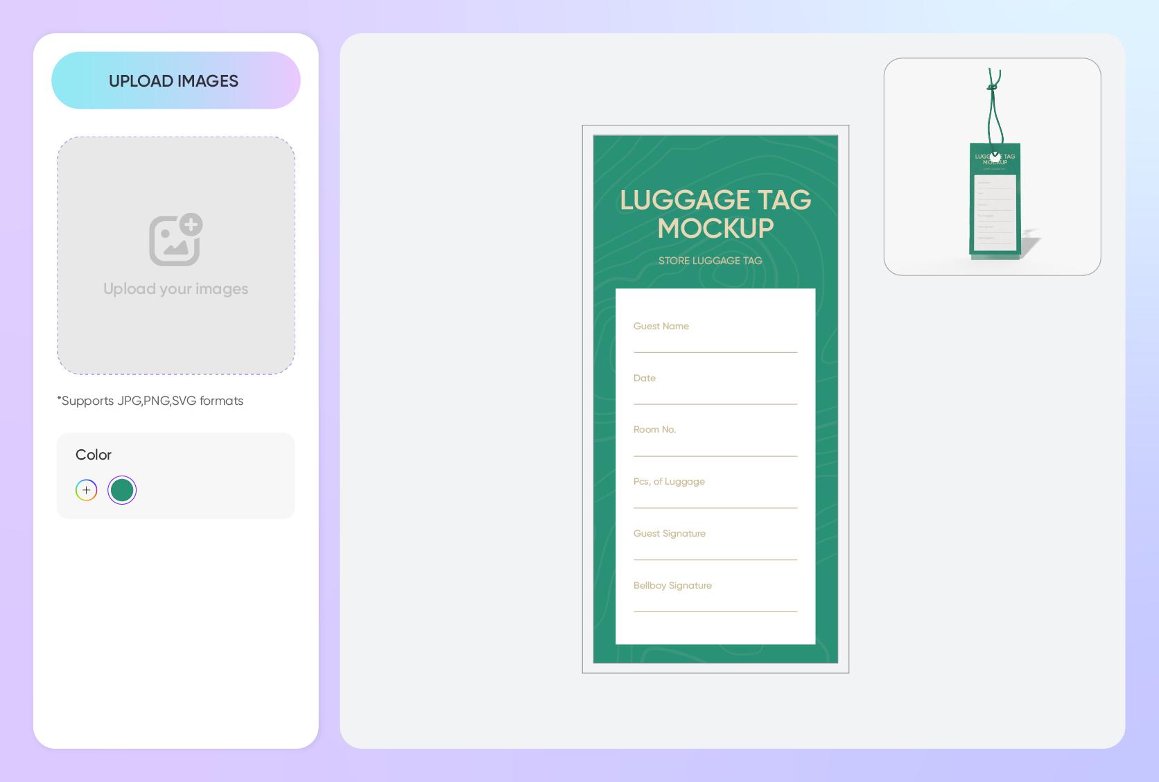 Upload designs for specific audiences