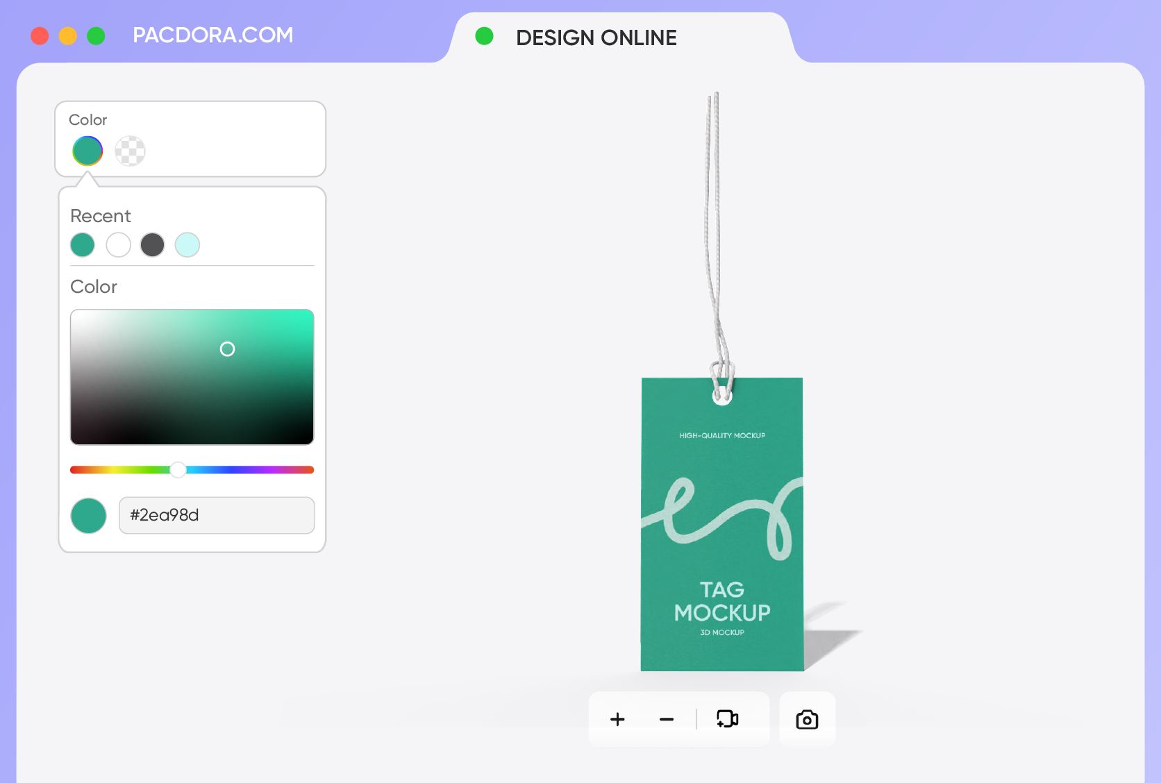 Color options that express brand identity