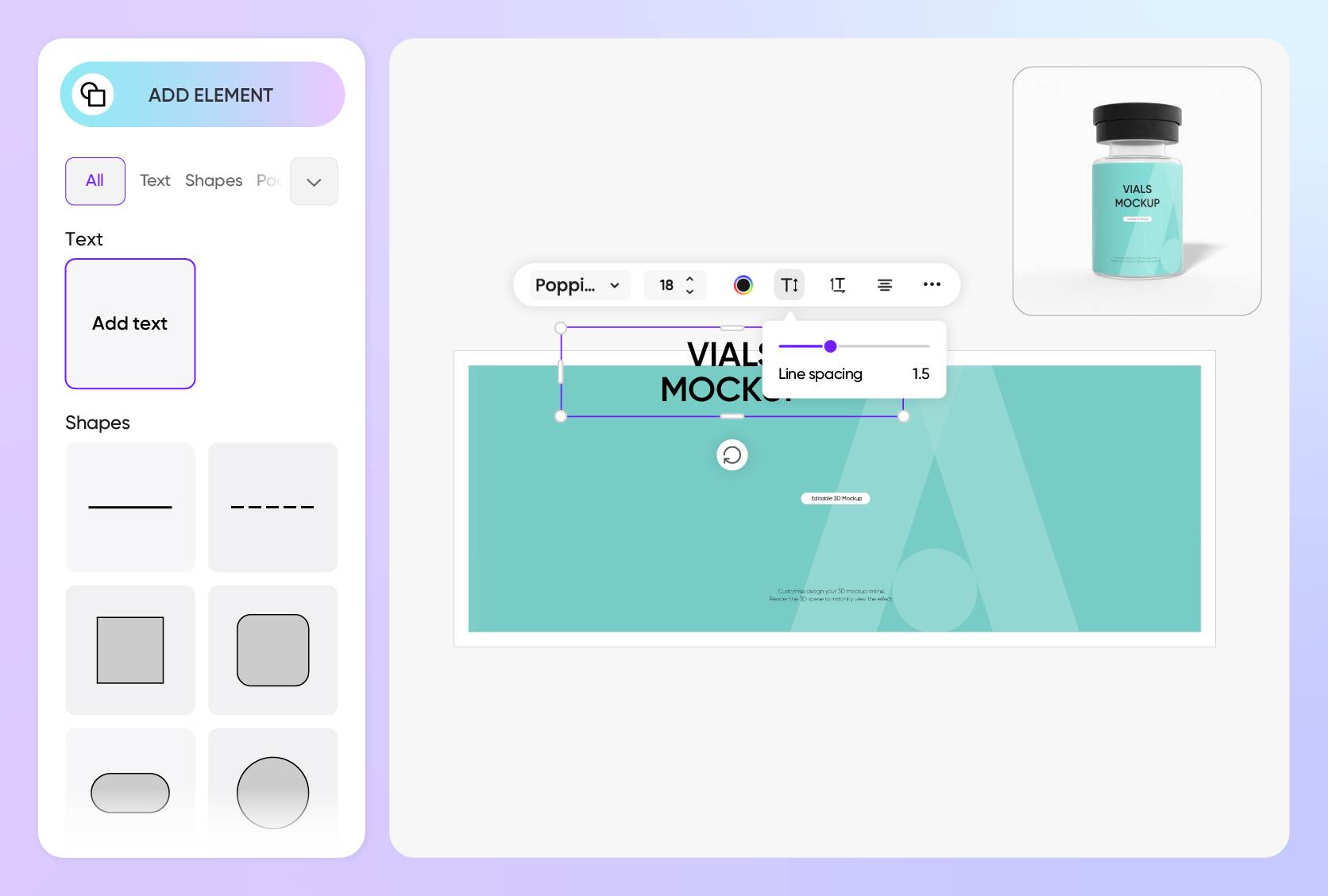 Label customization with text and imagery